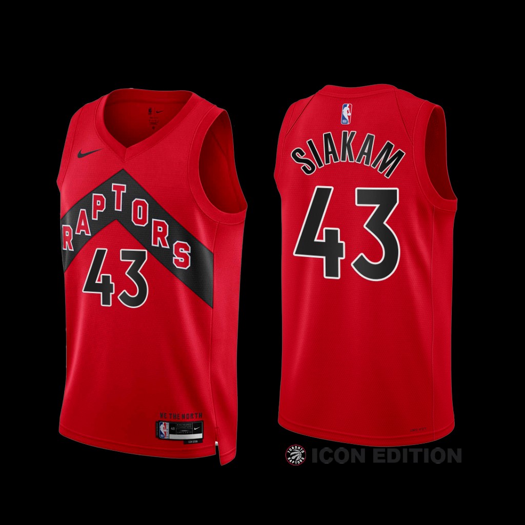Toronto Raptors Pascal Siakam 2022-23 Red Icon Edition Jersey Toronto Raptors Pascal Siakam 2022-23 Red Icon Edition Jersey