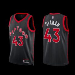 Toronto Raptors Pascal Siakam 2022-23 Statement Edition Jersey Black