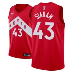 Toronto Raptors Pascal Siakam Red Earned Jersey