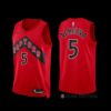 Toronto Raptors Scottie Barnes 2022-23 Red Earned Edition Jersey