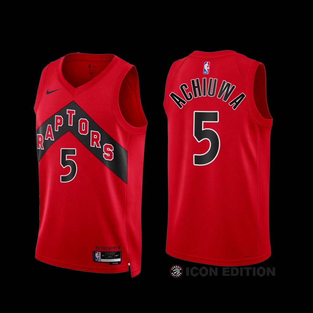 Toronto Raptors Precious Achiuwa 2022-23 Red Icon Edition Jersey Toronto Raptors Precious Achiuwa 2022-23 Red Icon Edition Jersey