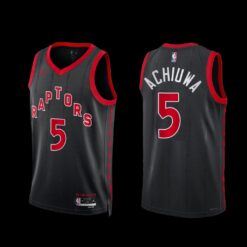 Toronto Raptors Precious Achiuwa 2022-23 Statement Edition Jersey Black