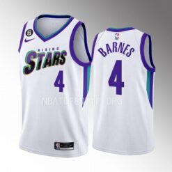 Toronto Raptors Scottie Barnes 2023 NBA Rising Stars White Jersey