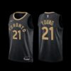 Toronto Raptors Thaddeus Young 2022-23 Red Earned Edition Jersey