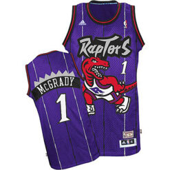 Toronto Raptors Tracy McGrady Purple Throwback Jersey