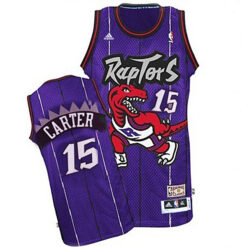 Toronto Raptors Vince Carter Purple Throwback Jersey