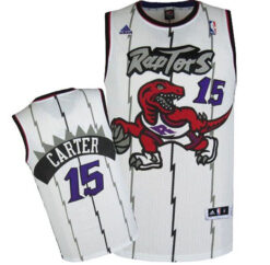 Toronto Raptors Vince Carter White Throwback Jersey