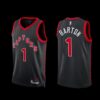 Toronto Raptors Will Barton 2022-23 City Edition Jersey Black