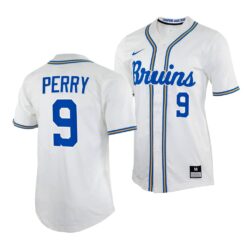 UCLA Bruins Darius Perry White College Baseball Jersey