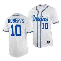 UCLA Bruins Dave Roberts White College Baseball Jersey