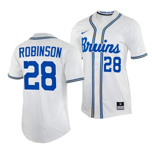 UCLA Bruins Jackie Robinson White College Baseball Jersey