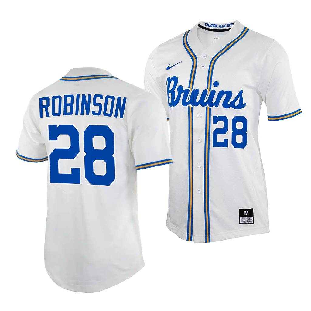 UCLA Bruins Jackie Robinson White College Baseball Jersey UCLA Bruins Jackie Robinson White College Baseball Jersey