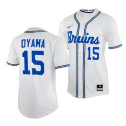 UCLA Bruins Kenny Oyama White College Baseball Jersey