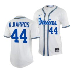 UCLA Bruins Kyle Karros White College Baseball Jersey