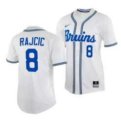 UCLA Bruins Max Rajcic White College Baseball Jersey