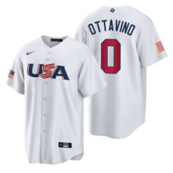 USA Adam Ottavino White 2023 World Baseball Classic Jersey
