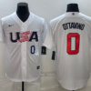 USA Adam Wainwright White 2023 World Baseball Classic Jersey