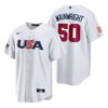 USA Adam Ottavino White Red 2023 World Baseball Classic Jersey