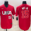 USA Bobby Witt Jr. Red Navy 2023 World Baseball Classic Jersey