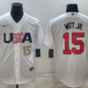 USA Bobby Witt Jr. Red White 2023 World Baseball Classic Jersey