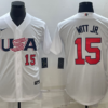 USA Bobby Witt Jr. Red White 2023 World Baseball Classic Jersey