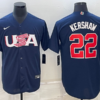 USA Cedric Mullins White Gold 2023 World Baseball Classic Jersey