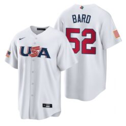 USA Daniel Bard White 2023 World Baseball Classic Jersey
