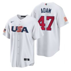 USA Jason Adam White 2023 World Baseball Classic Jersey