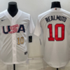 USA J.T. Realmuto Navy Red 2023 World Baseball Classic Jersey