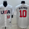 USA Jeff McNeil White 2023 World Baseball Classic Jersey