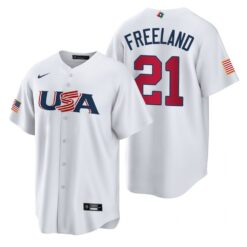 USA Kyle Freeland White 2023 World Baseball Classic Jersey