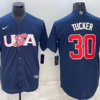 USA Kyle Tucker White 2023 World Baseball Classic Jersey