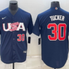 USA Kyle Schwarber White Navy 2023 World Baseball Classic Jersey