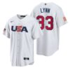 USA Lance Lynn White Red 2023 World Baseball Classic Jersey