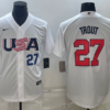 USA Miles Mikolas White 2023 World Baseball Classic Jersey