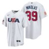 USA Mookie Betts Navy Red 2023 World Baseball Classic Jersey