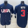 USA Mookie Betts Navy Royal 2023 World Baseball Classic Jersey
