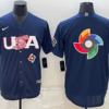 USA Nestor Cortes Jr. White Gold 2023 World Baseball Classic Jersey