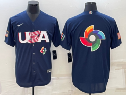 USA Navy 2023 World Baseball Classic Jersey with Big Logo
