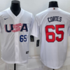 USA Nestor Cortes Jr. White Gold 2023 World Baseball Classic Jersey