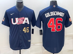 USA Paul Goldschmidt Navy Gold 2023 World Baseball Classic Jersey