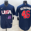 USA Paul Goldschmidt Navy Gold 2023 World Baseball Classic Jersey
