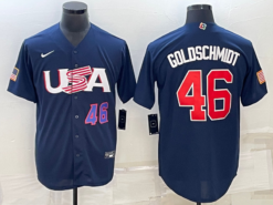 USA Paul Goldschmidt Navy Royal 2023 World Baseball Classic Jersey