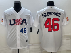USA Paul Goldschmidt White Navy 2023 World Baseball Classic Jersey