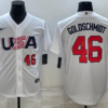 USA Pete Alonso Navy Gold 2023 World Baseball Classic Jersey