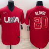 USA Pete Alonso Red Navy 2023 World Baseball Classic Jersey
