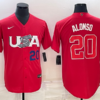 USA Pete Alonso Red Red 2023 World Baseball Classic Jersey
