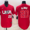 USA Pete Alonso White 2023 World Baseball Classic Jersey