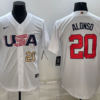 USA Pete Alonso White 2023 World Baseball Classic Jersey