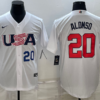 USA Red 2023 World Baseball Classic Jersey with Big Logo